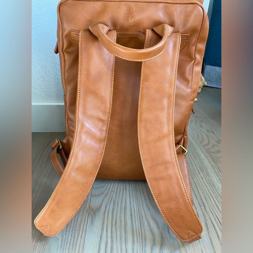 Leather backpack - Picture 2 of 6